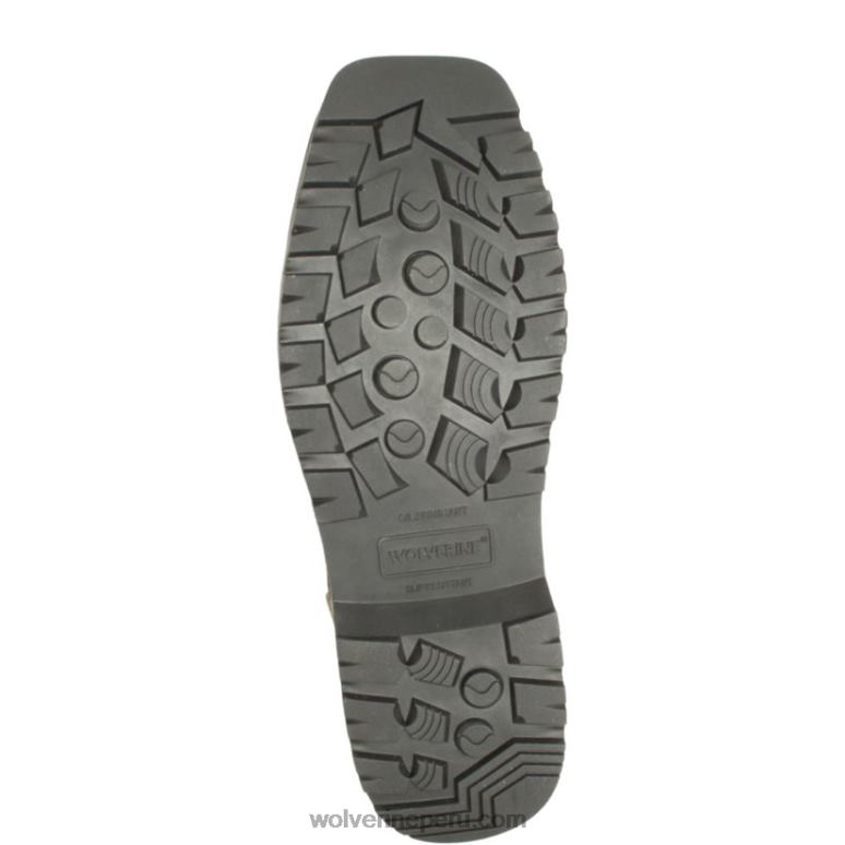 hombres L24N90 Wolverine marron oscuro bota de trabajo wellington con punta cuadrada y punta de acero Floorhand - Imagen 4