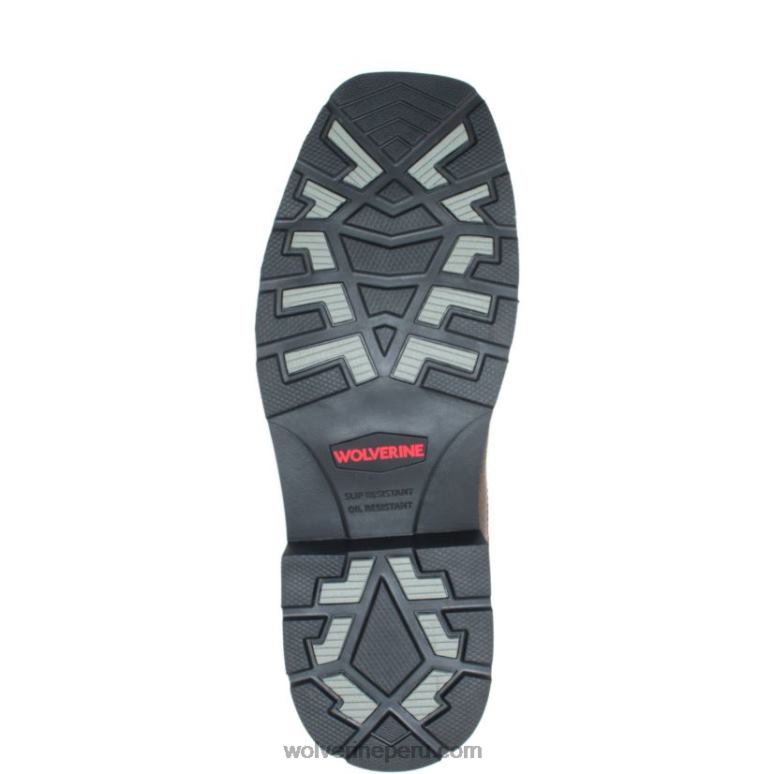 hombres L24N92 Wolverine marrón/bandera Botas de agua con puntera de acero y garra ranchera - Imagen 4
