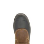 hombres L24N93 Wolverine marron oscuro Floorhand Swamp Steel-Toe Work Wellington - Imagen 5