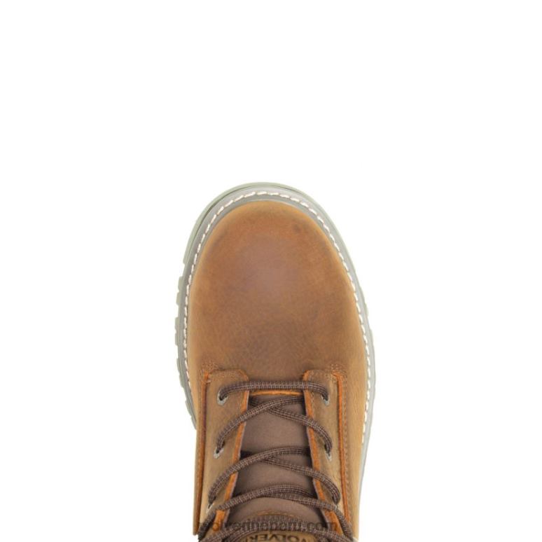 hombres L24N95 Wolverine sudán marrón Bota de trabajo Floorhand Lx de 6" con punta de acero - Imagen 5