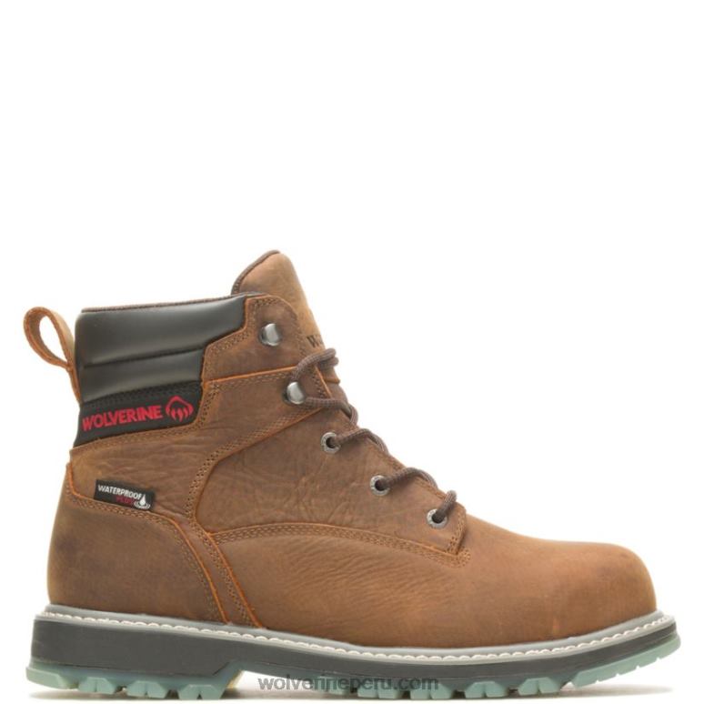 hombres L24N95 Wolverine sudán marrón Bota de trabajo Floorhand Lx de 6" con punta de acero - Imagen 1