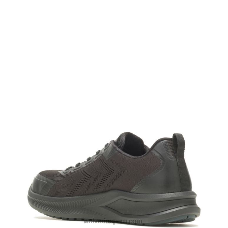 hombres L24N99 Wolverine negro zapatilla de trabajo bolt durashocks knit carbonmax - Imagen 3