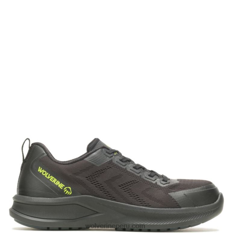 hombres L24N99 Wolverine negro zapatilla de trabajo bolt durashocks knit carbonmax - Imagen 1