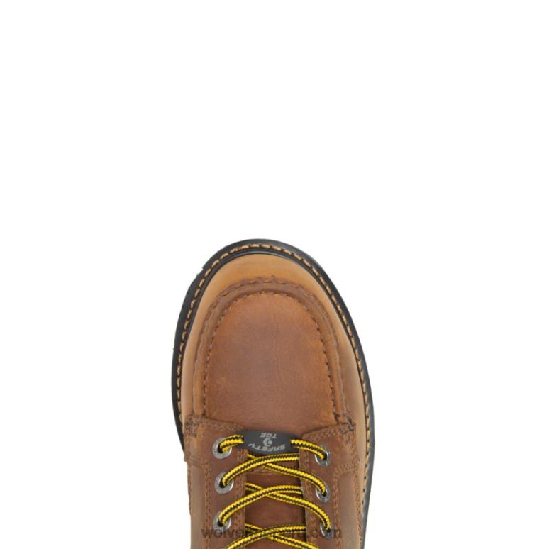 hombres L24N9 Wolverine tabaco botas de trabajo hellcat ultraspring moc toe wedge 6" carbonmax - Imagen 6