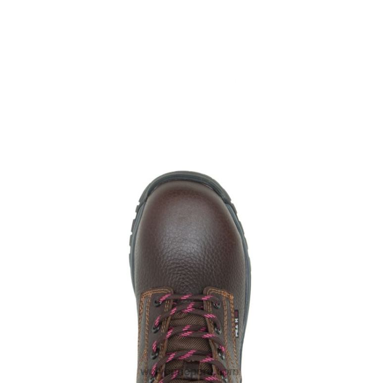 mujer L24N102 Wolverine marrón bota de trabajo impermeable piper con punta de material compuesto de 6" - Imagen 5