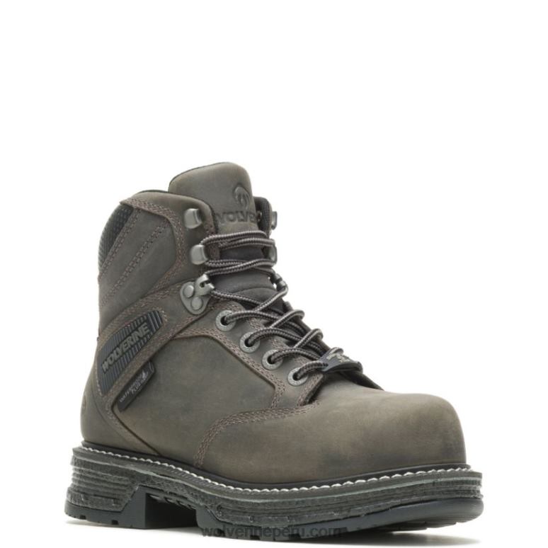 mujer L24N112 Wolverine gris carbón bota de trabajo hellcat ultraspring carbonmax 6" - Imagen 2