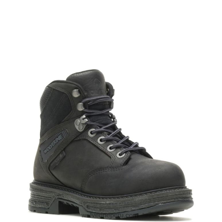 mujer L24N113 Wolverine negro bota de trabajo hellcat ultraspring carbonmax 6" - Imagen 2
