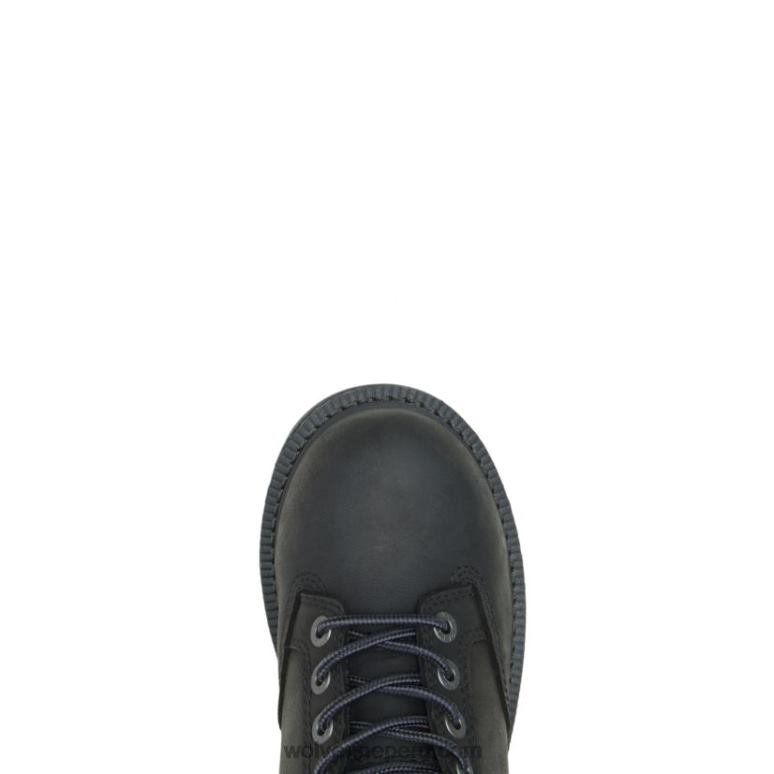 mujer L24N113 Wolverine negro bota de trabajo hellcat ultraspring carbonmax 6" - Imagen 5