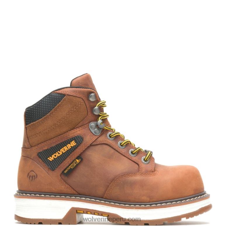mujer L24N114 Wolverine marrón bota de trabajo hellcat ultraspring carbonmax 6" - Imagen 1