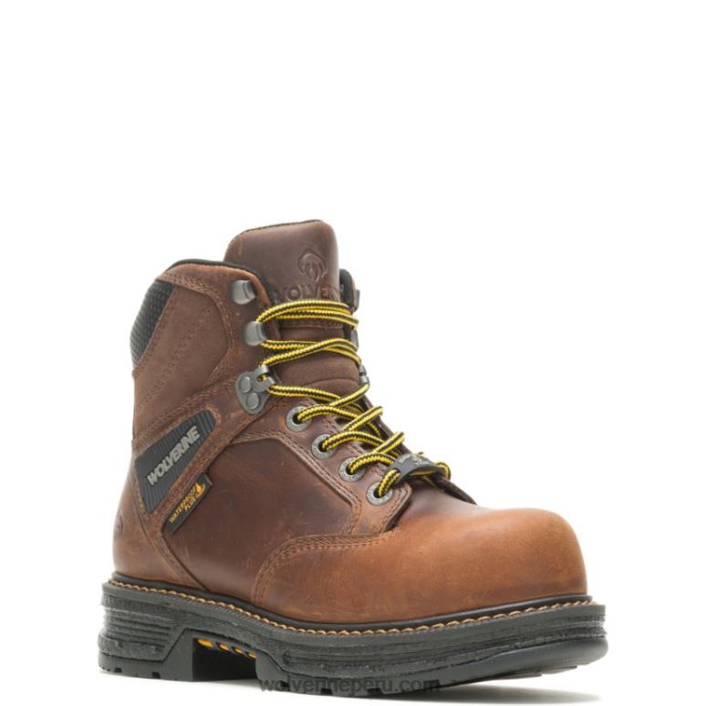 mujer L24N115 Wolverine tabaco bota de trabajo hellcat ultraspring carbonmax 6" - Imagen 2