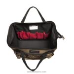 unisexo L24N236 Wolverine marrón Bolsa de herramientas de 15" con 29 bolsillos - Imagen 5