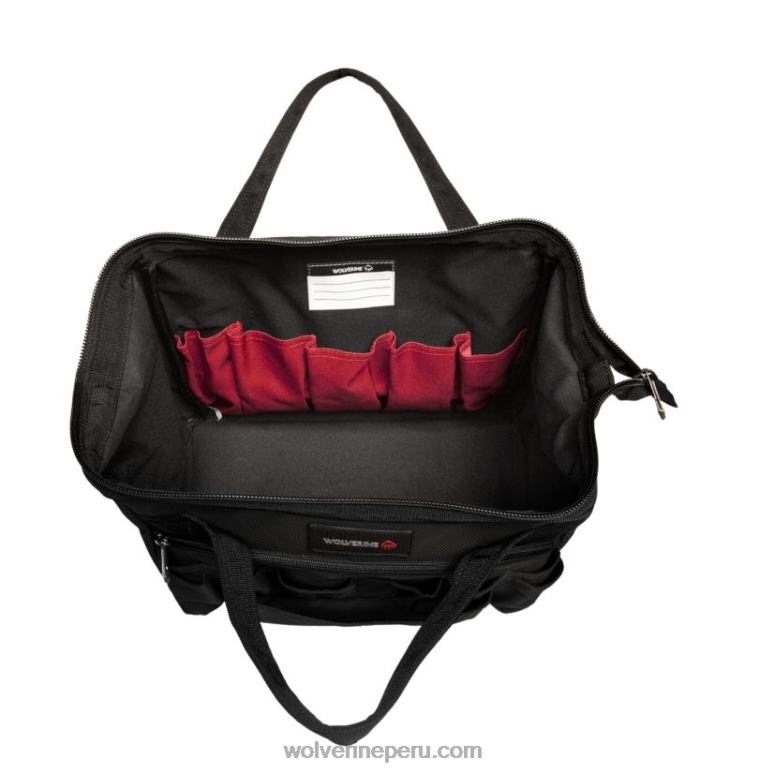unisexo L24N237 Wolverine negro Bolsa de herramientas de 15" con 29 bolsillos - Imagen 5