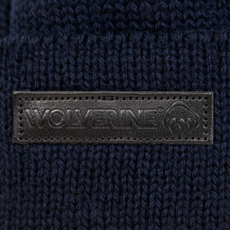 unisexo L24N240 Wolverine azul marino oscuro gorra de reloj de lana - Imagen 3