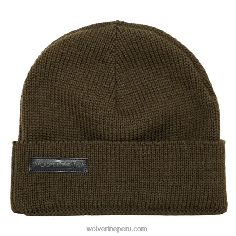 unisexo L24N241 Wolverine oliva oscuro gorra de reloj de lana - Imagen 1