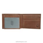 unisexo L24N249 Wolverine marrón cartera bifold raider con ala - Imagen 3