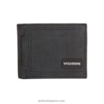 unisexo L24N270 Wolverine negro billetera plegable resistente