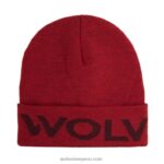 unisexo L24N277 Wolverine burdeos gorra de reloj con logo
