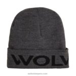 unisexo L24N278 Wolverine gris carbón gorra de reloj con logo