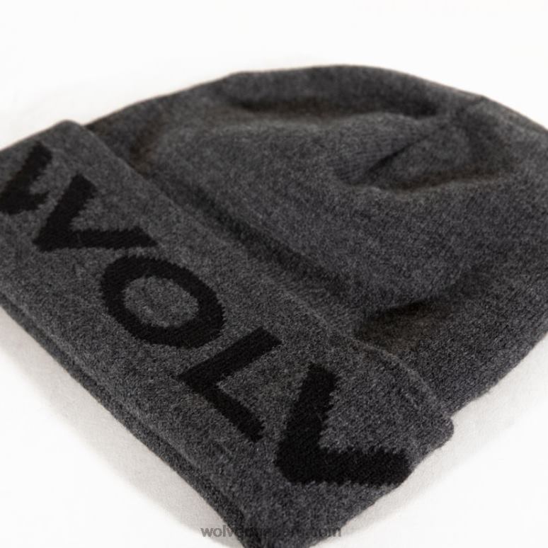 unisexo L24N278 Wolverine gris carbón gorra de reloj con logo - Imagen 3