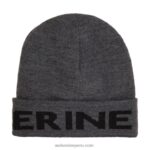 unisexo L24N278 Wolverine gris carbón gorra de reloj con logo - Imagen 4