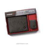 unisexo L24N279 Wolverine negro billetera plegable/clip de dinero