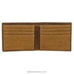 unisexo L24N316 Wolverine marrón/castaño cartera plegable de lona y piel - Imagen 3