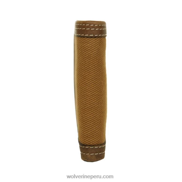 unisexo L24N316 Wolverine marrón/castaño cartera plegable de lona y piel - Imagen 5